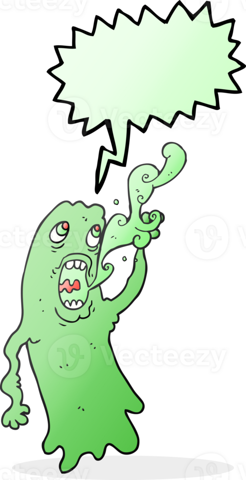 speech bubble cartoon ghost png