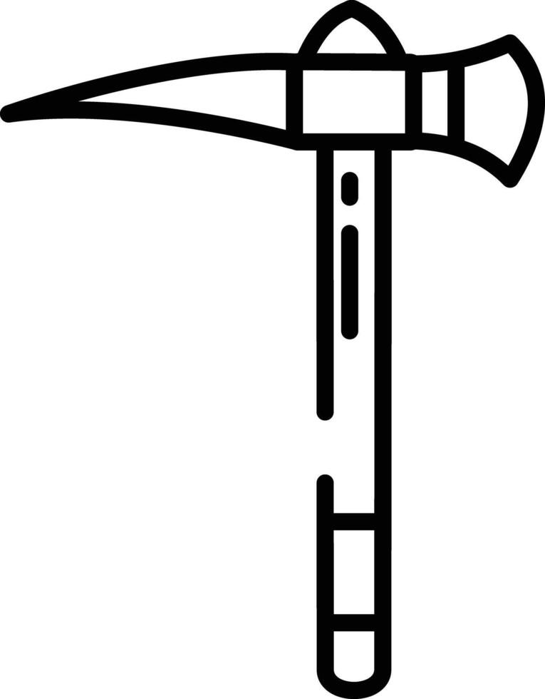 War Scythe outline illustration vector