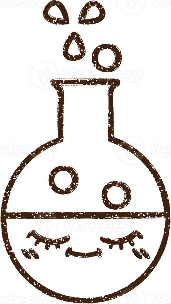 Chemical Reaction Charcoal Drawing png