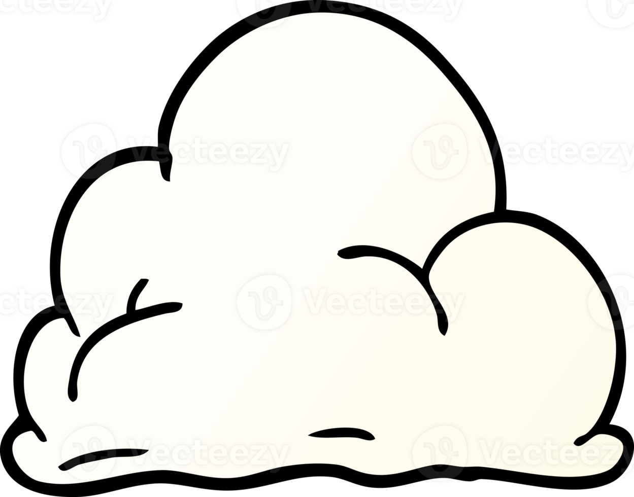 cartoon doodle fluffy white clouds png