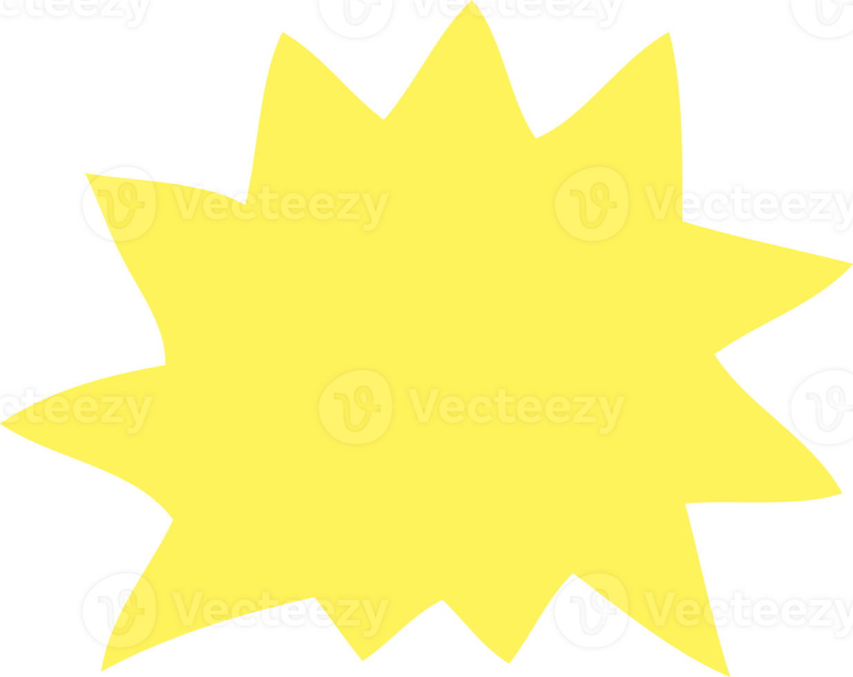 flat color illustration of a cartoon explosion symbol png