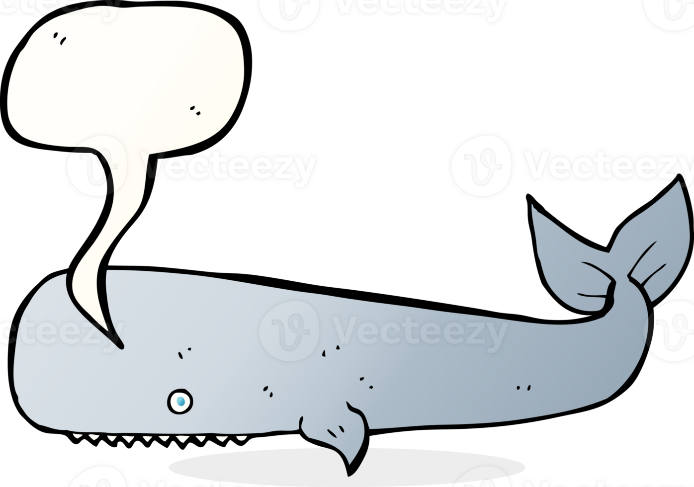 cartoon whale with speech bubble png