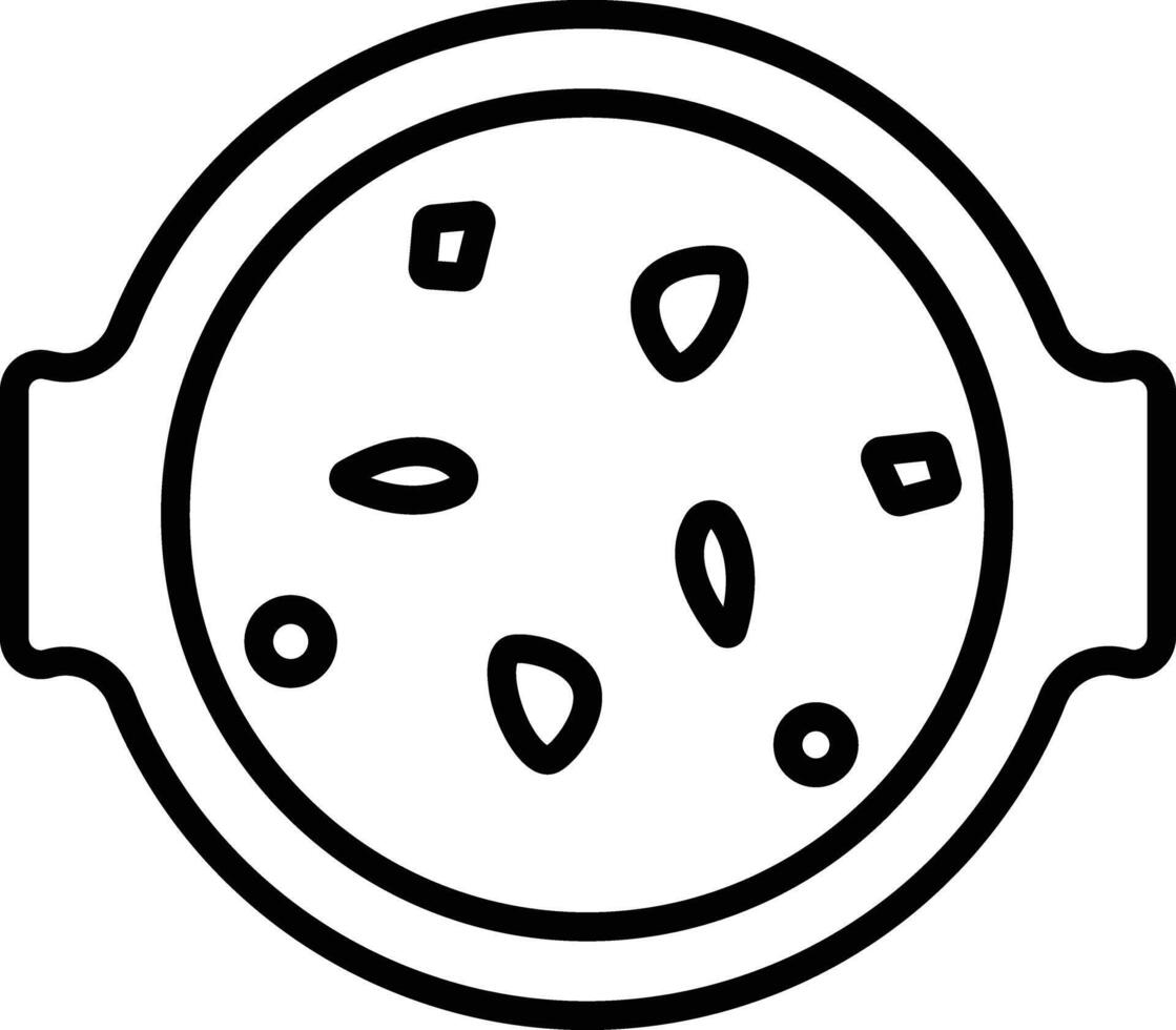 Cocido soup outline illustration vector