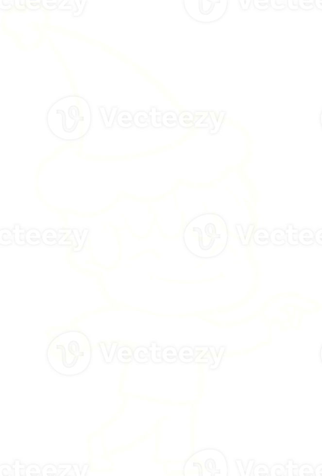 Christmas Man Chalk Drawing png