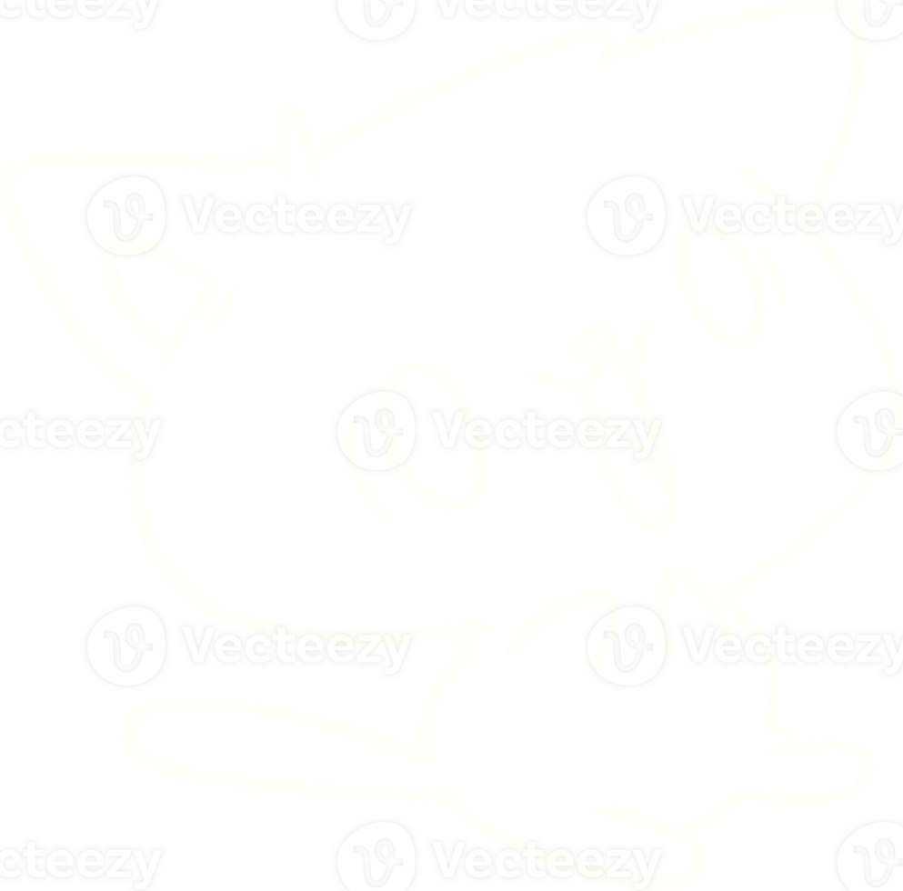 Cute Cat Chalk Drawing png