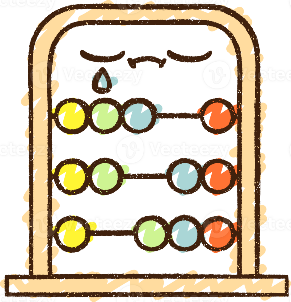 Crying Abacus Chalk Drawing png