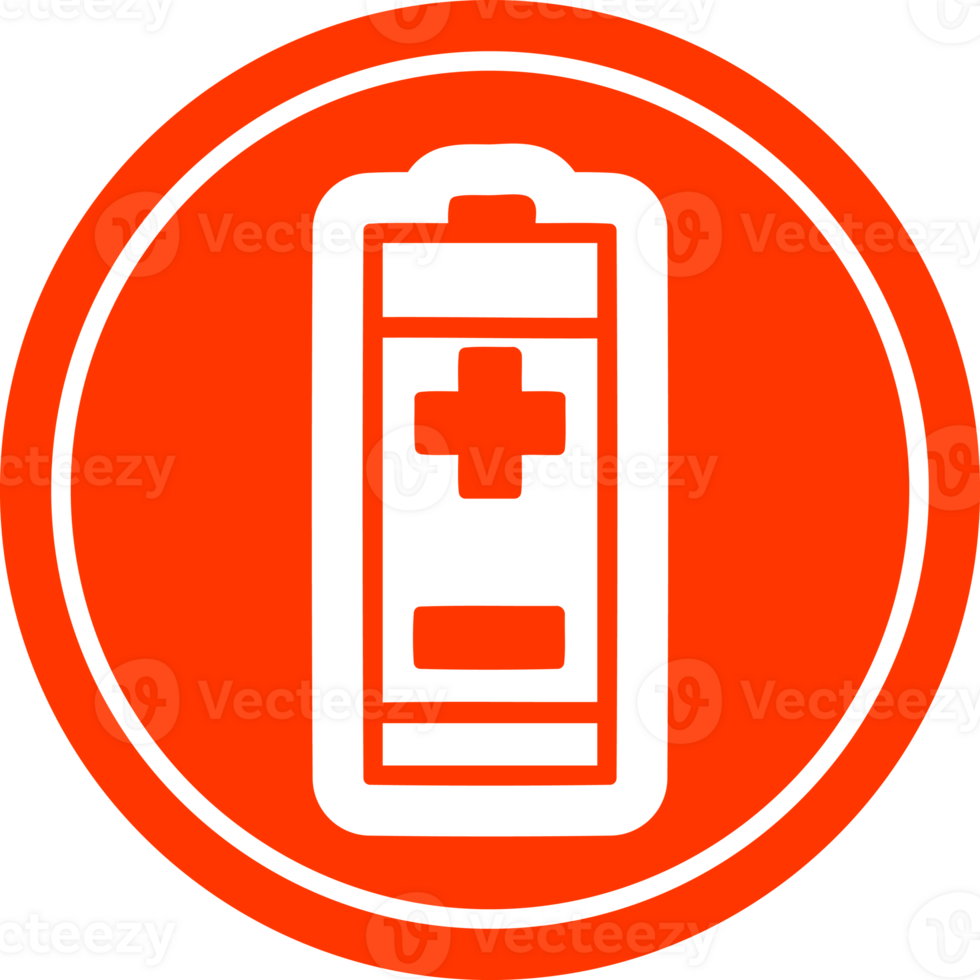battery circular icon png