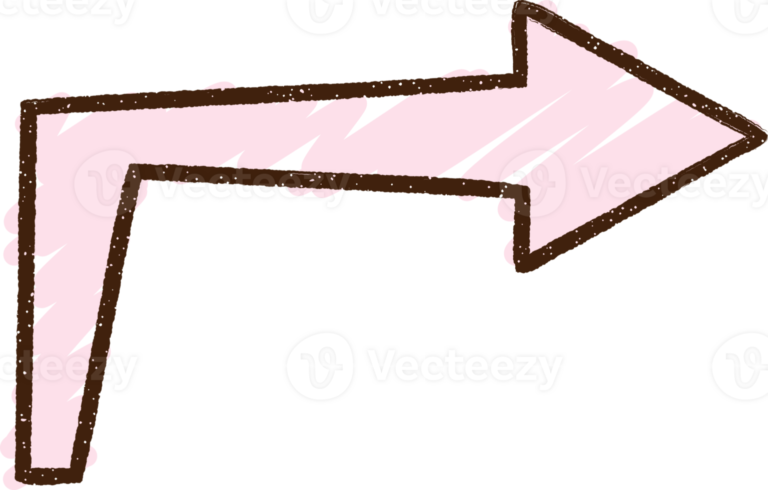 Pointing Arrow Chalk Drawing png