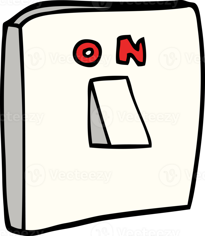 cartoon doodle on switch png