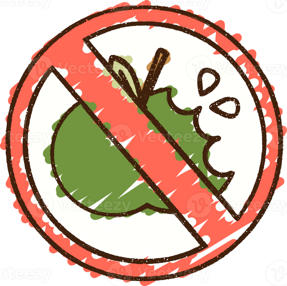 Fruit Ban Chalk Drawing png