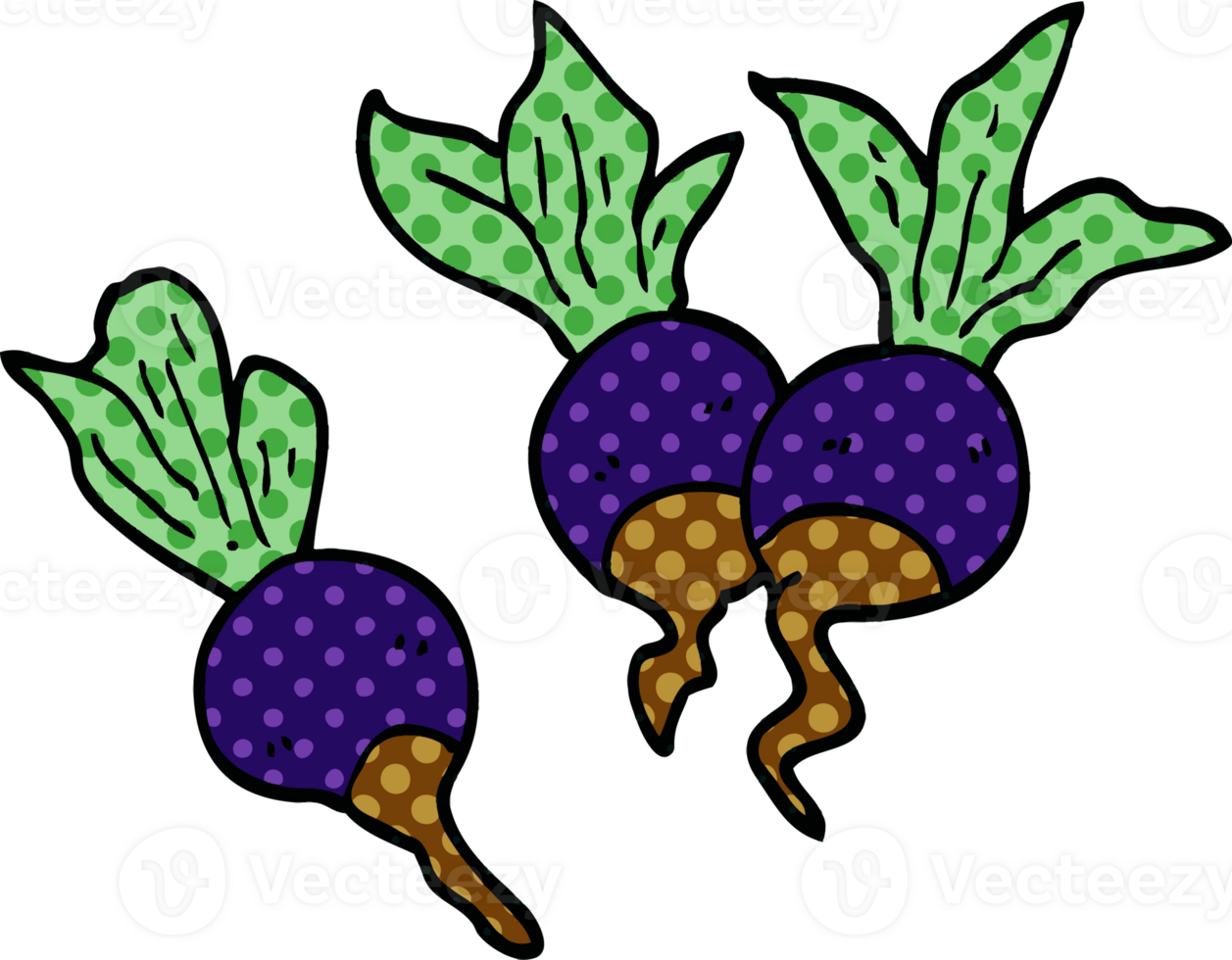 cartoon doodle beetroot plants png