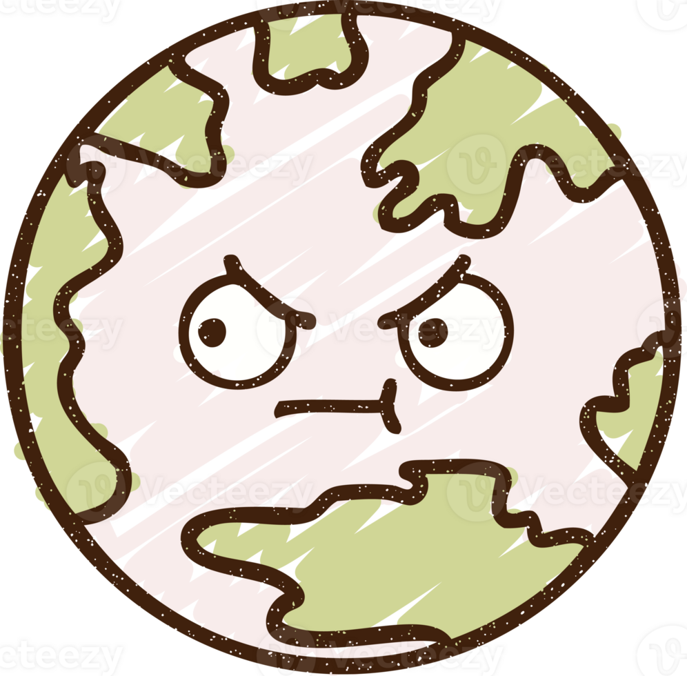World Chalk Drawing png