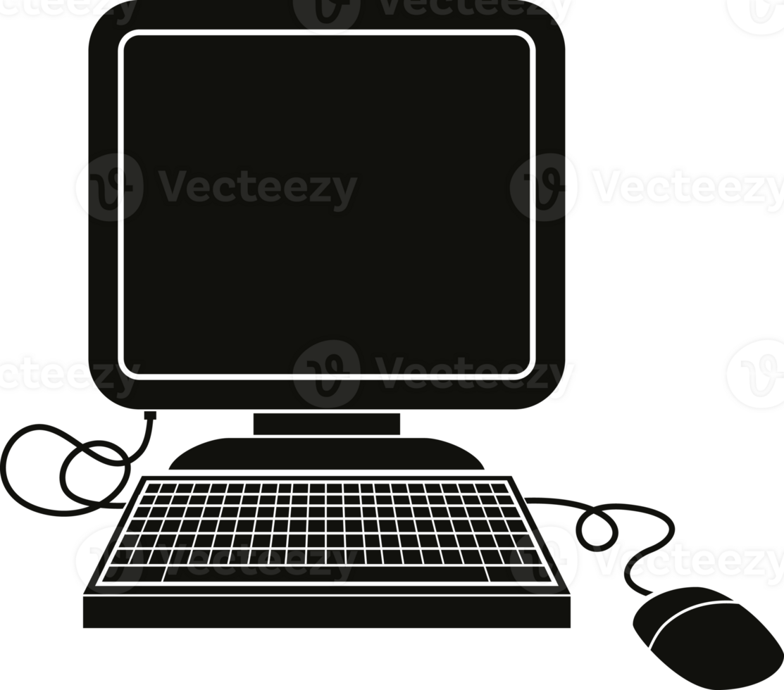 computer with mouse png