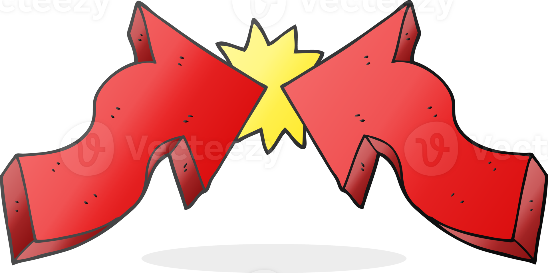 cartoon pointing arrows png