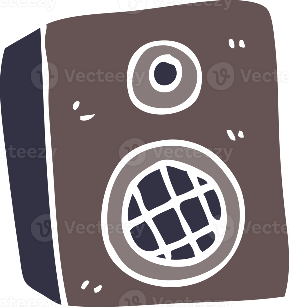 cartoon doodle speaker png