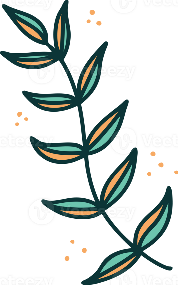 tattoo style icon of laurel png