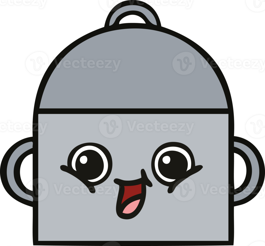 cute cartoon cooking pot png
