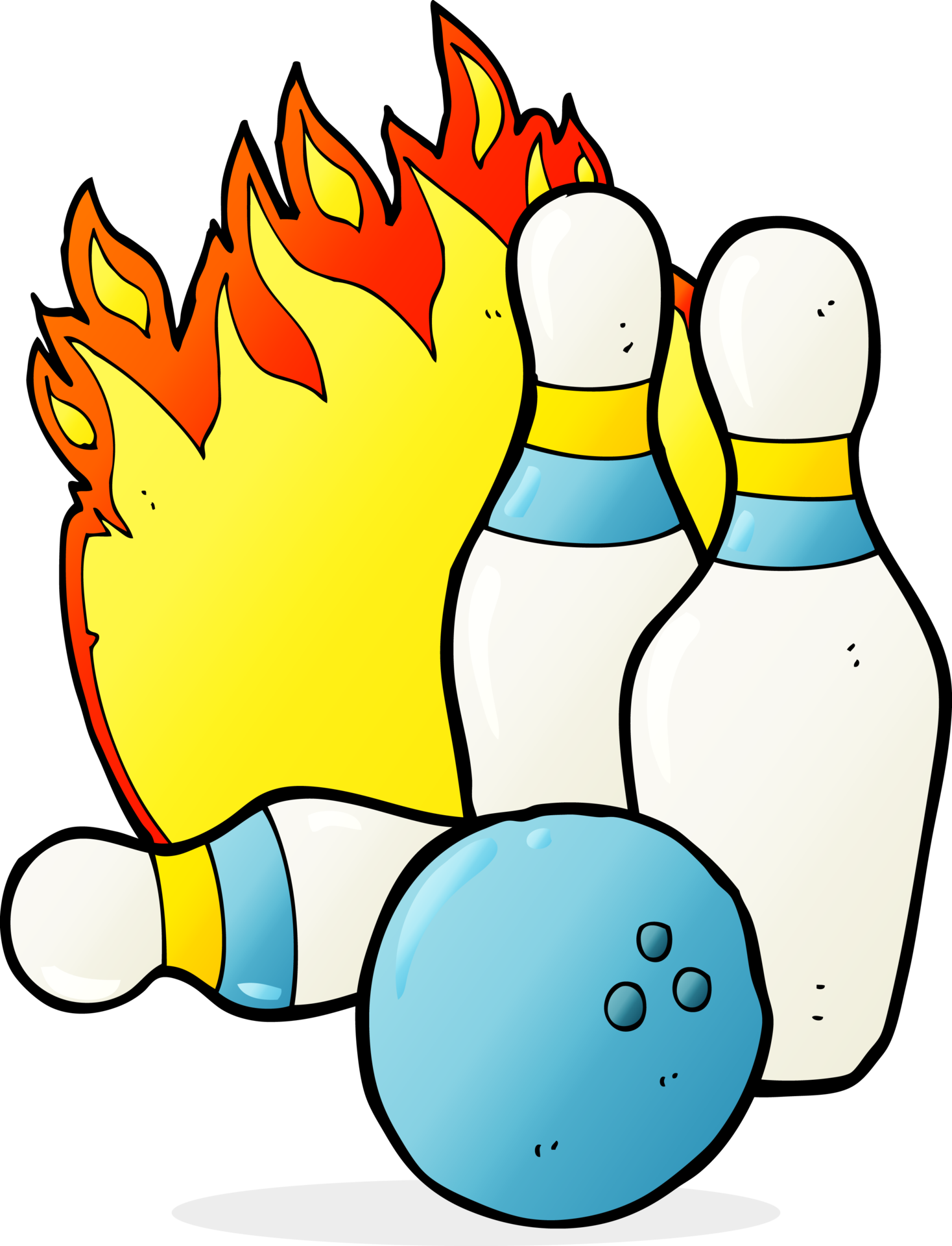 ten pin bowling cartoon 45285169 PNG