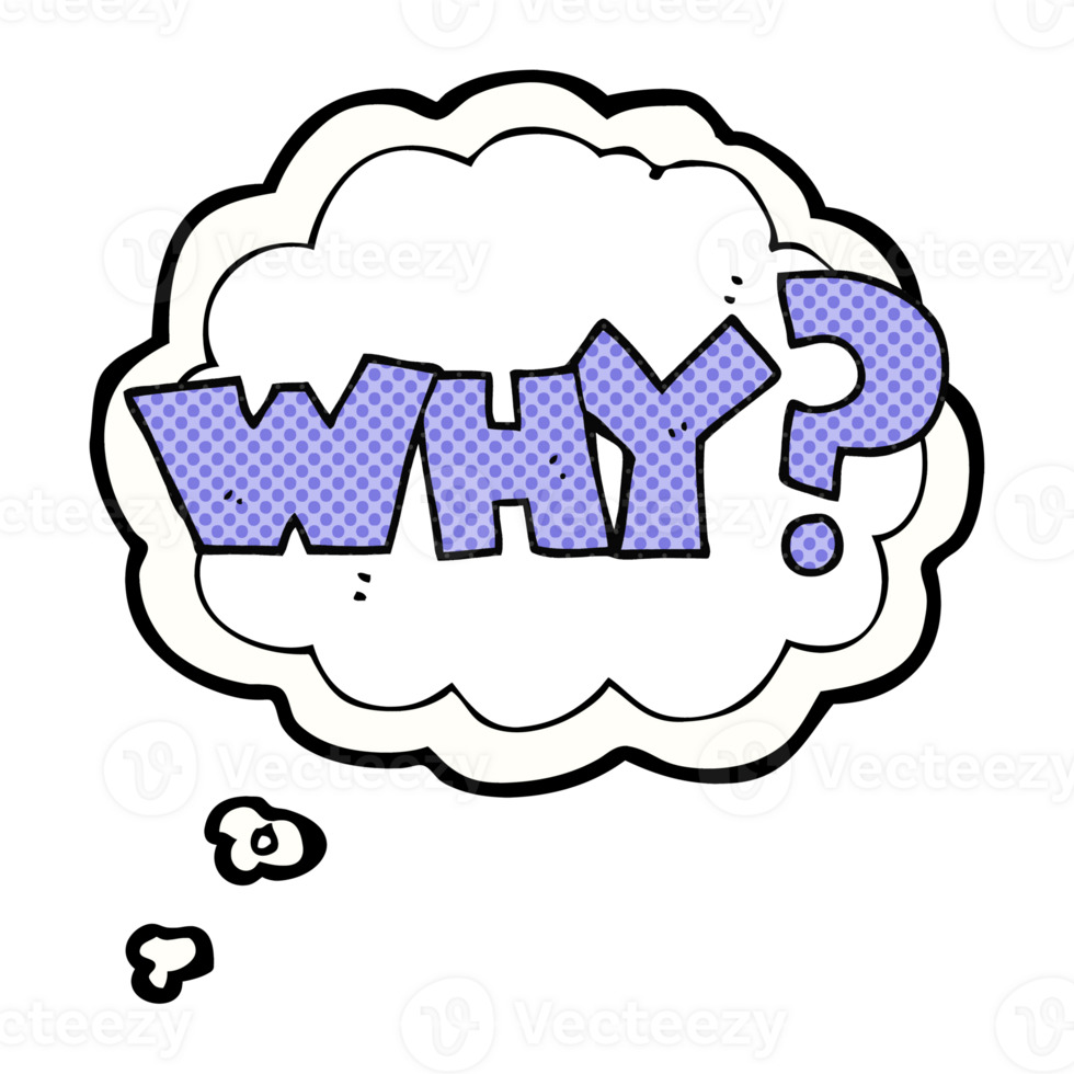 thought bubble cartoon shout WHY png