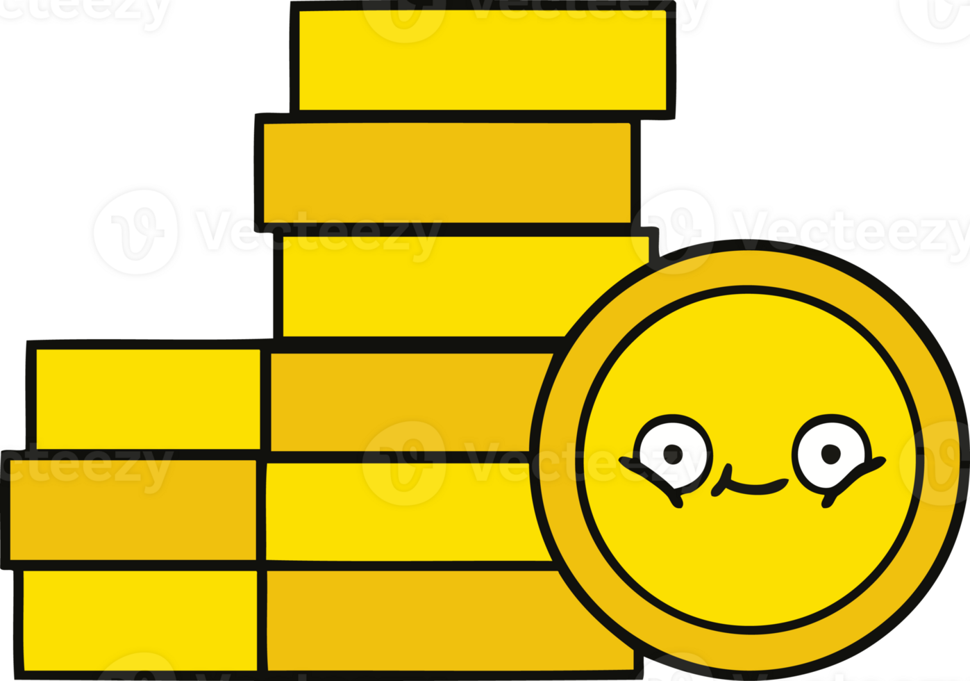 cute cartoon coins png