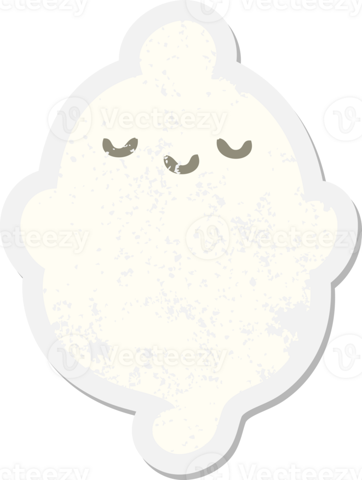 halloween ghost grunge sticker png