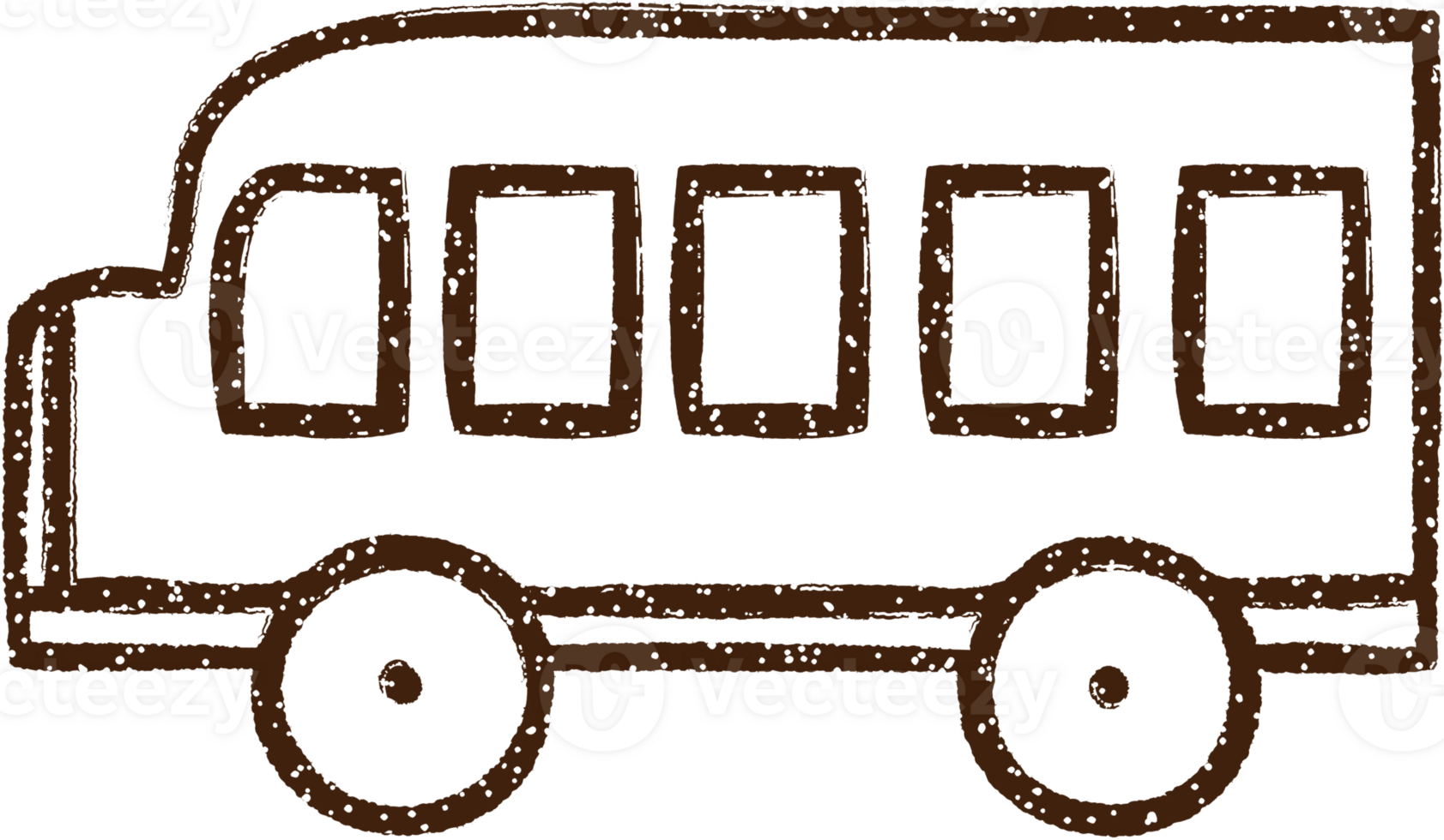 school- bus houtskool tekening png