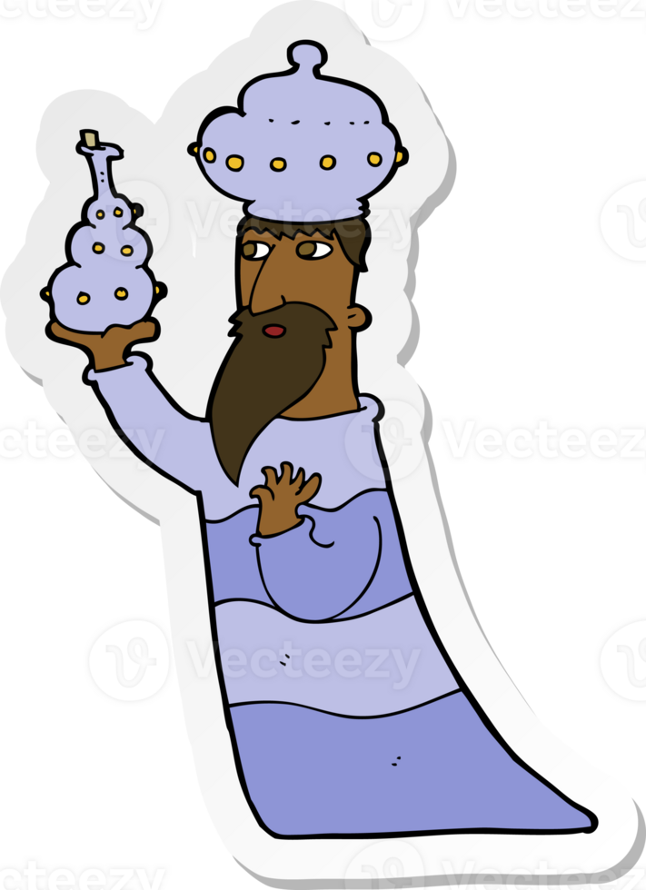 sticker of a one of the three wise men png