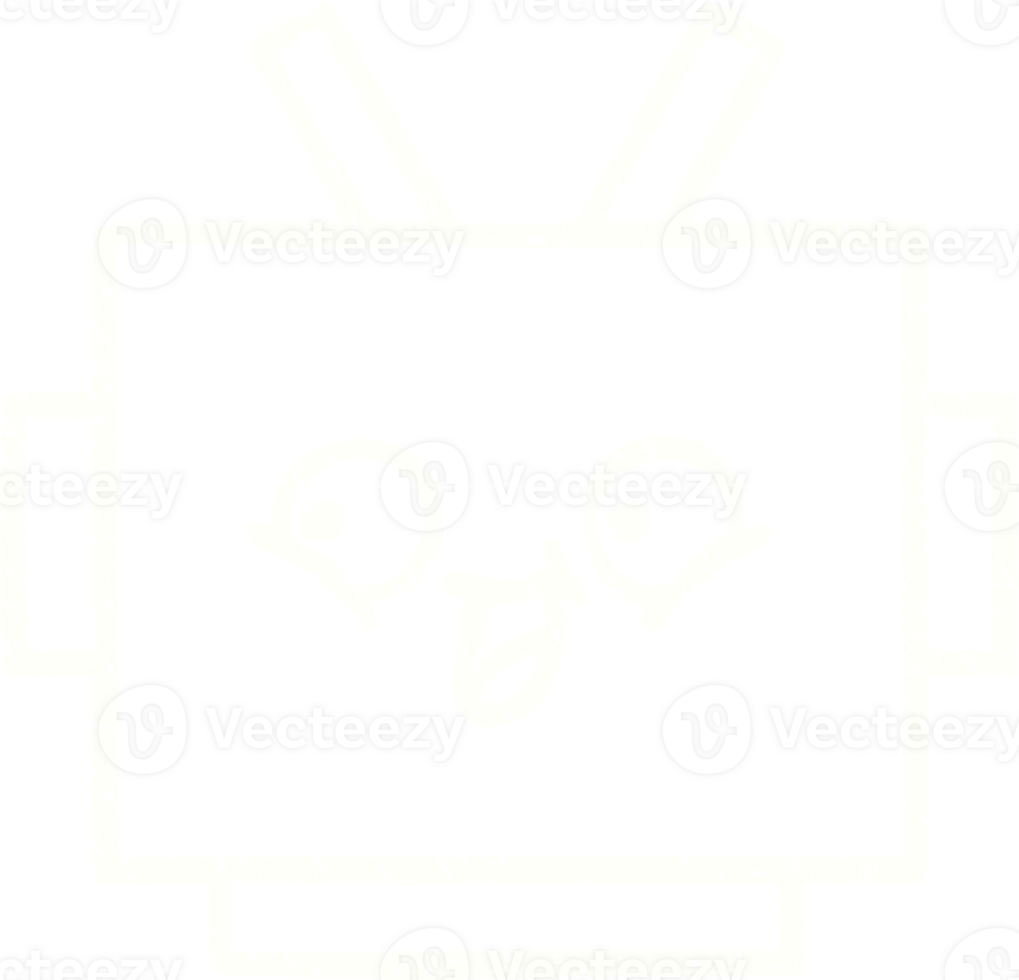 Robot Chalk Drawing png