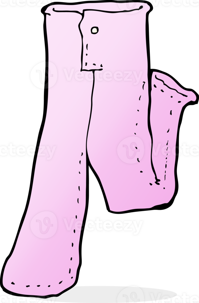 cartoon pair of pink pants png
