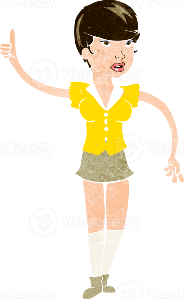 cartoon pretty girl asking question png