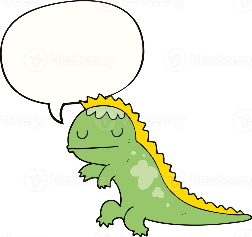 cartoon dinosaur and speech bubble png