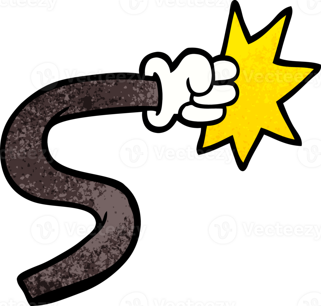 cartoon doodle of a hand gesture png