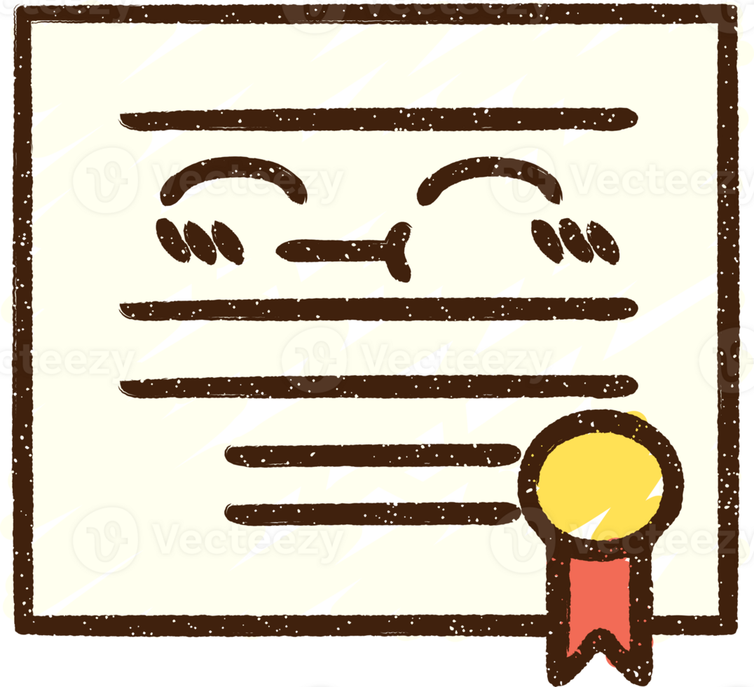 Certificate Chalk Drawing png
