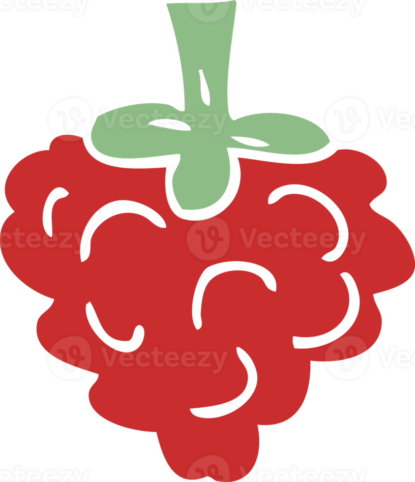 cartoon doodle raspberry png