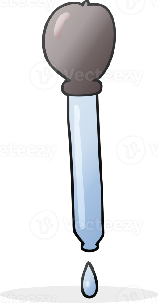 cartoon pipette dripping png