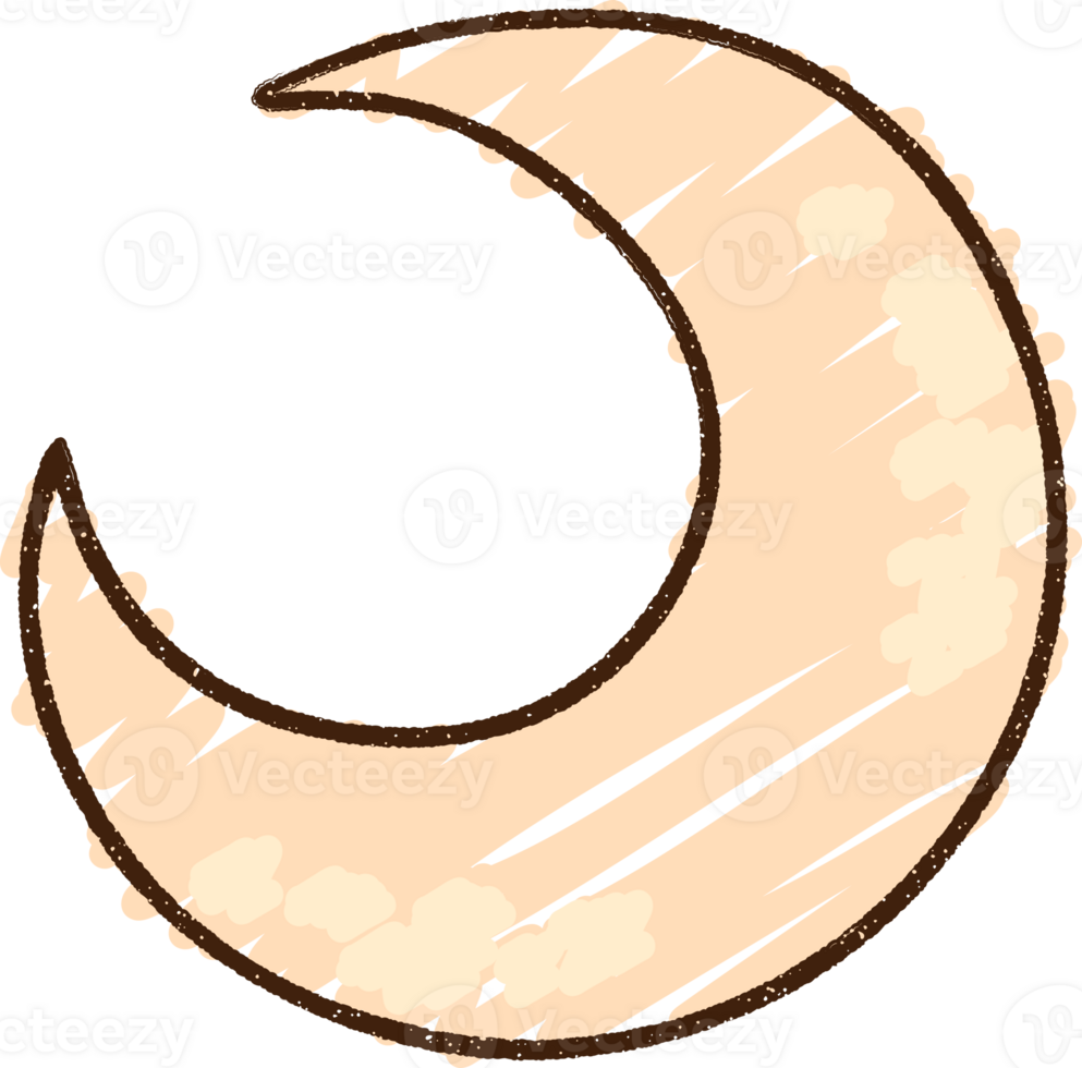 Moon Chalk Drawing png