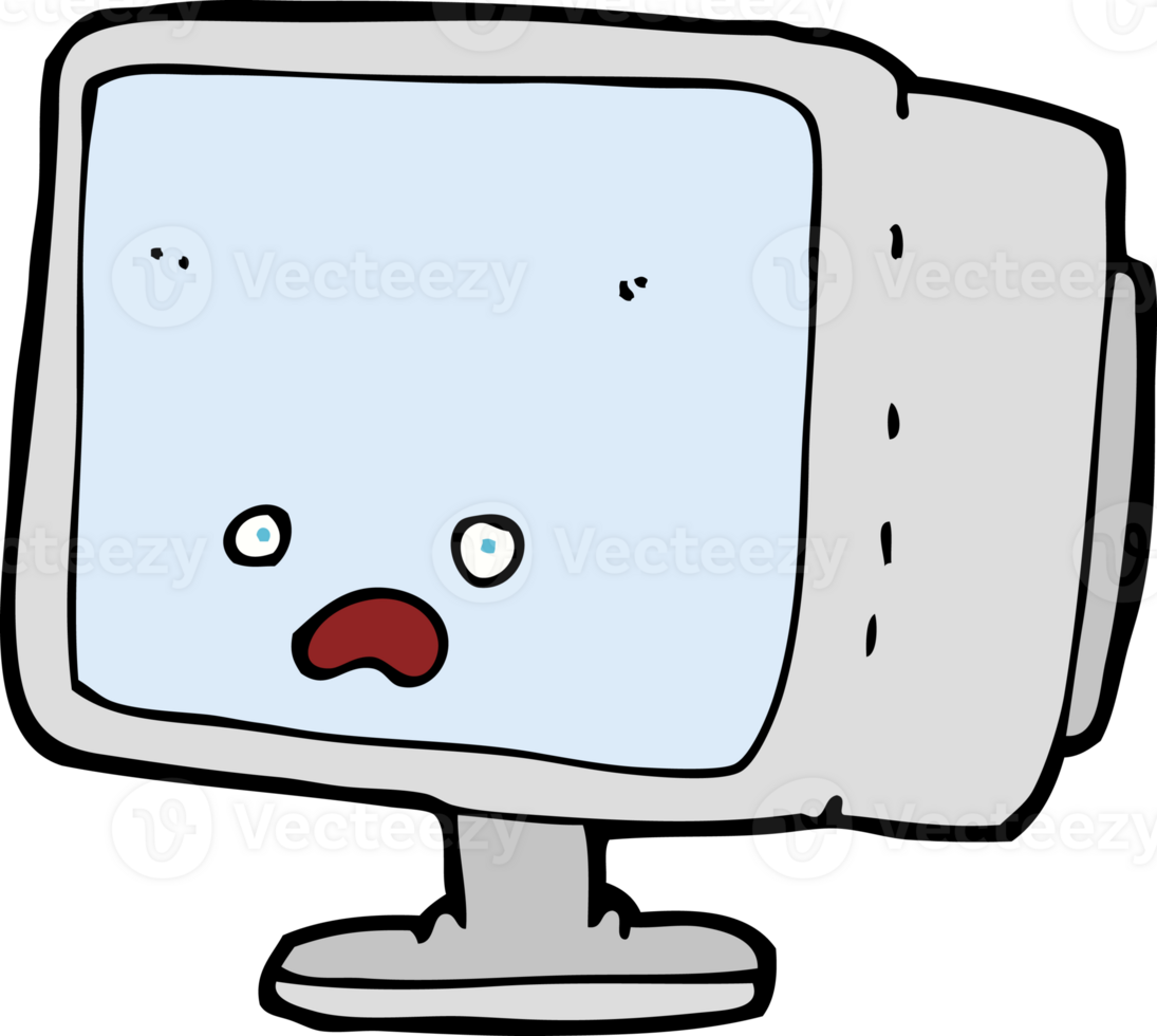 cartoon computer screen png