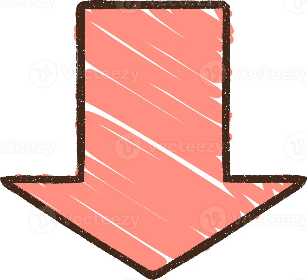 Direction Arrow Chalk Drawing png