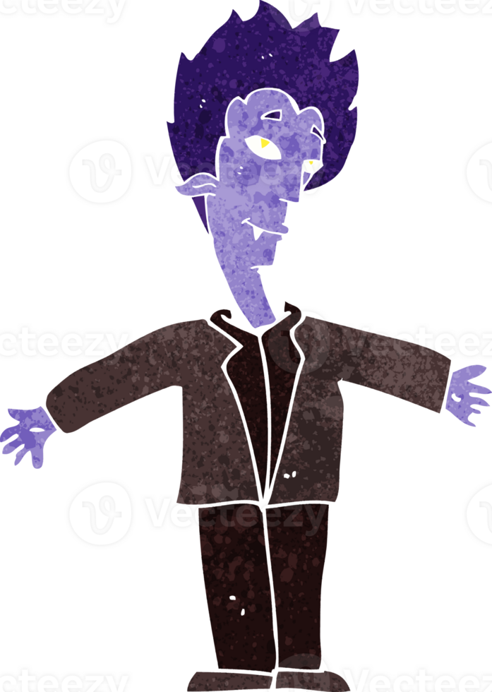 cartoon happy vampire png
