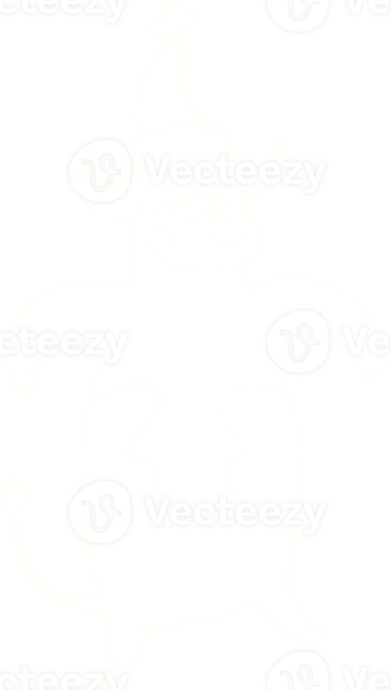 Festive Cow Chalk Drawing png