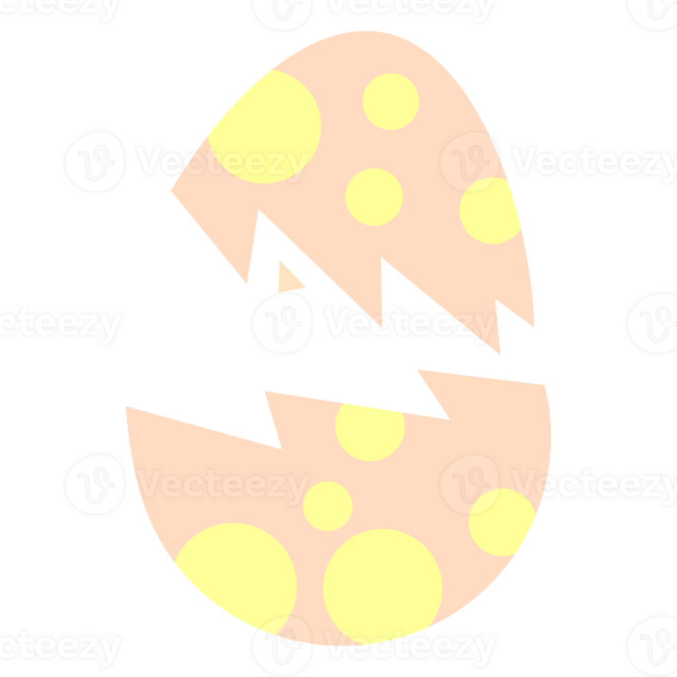 cracked easter egg png