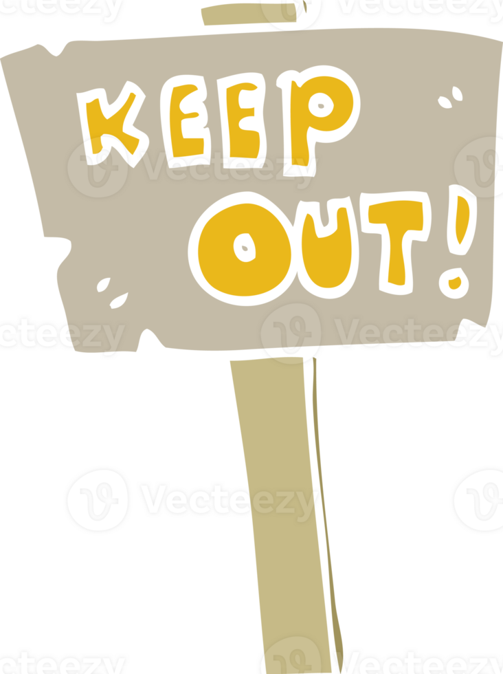 cartoon doodle sign post png