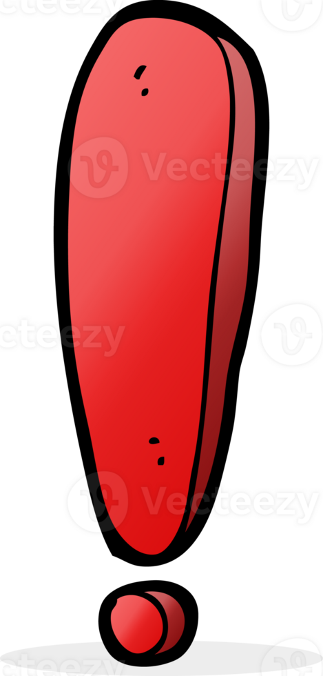 cartoon exclamation mark png