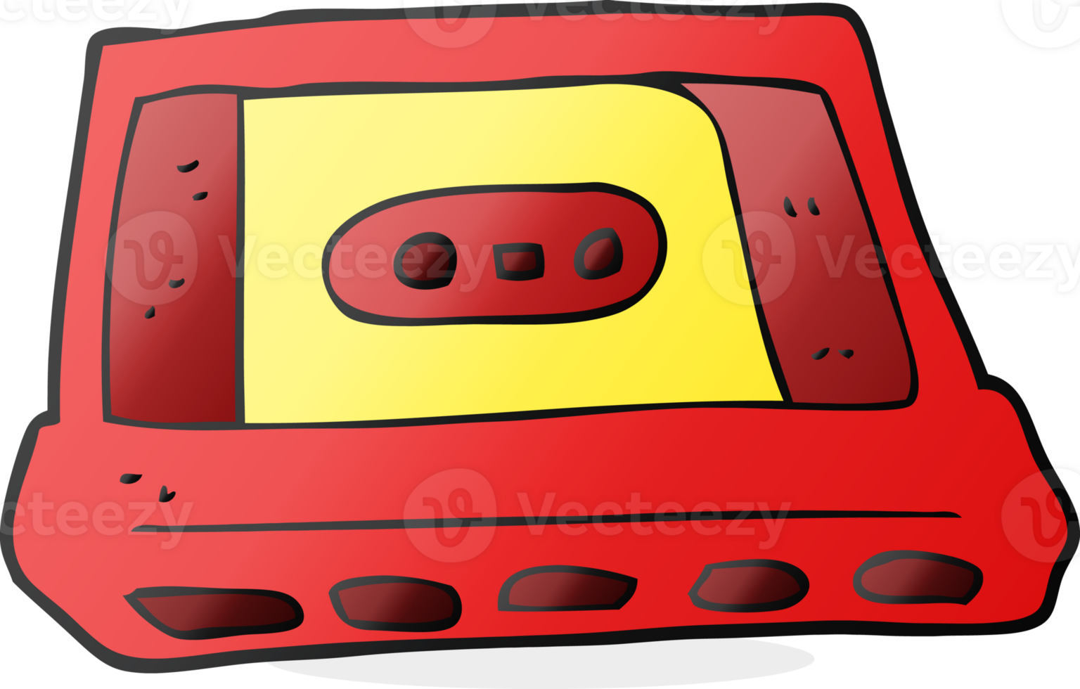 cartoon cassette tape png