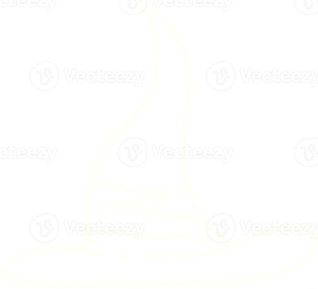 Witch Hat Chalk Drawing png