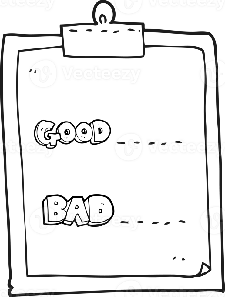 noir et blanc dessin animé presse-papiers png