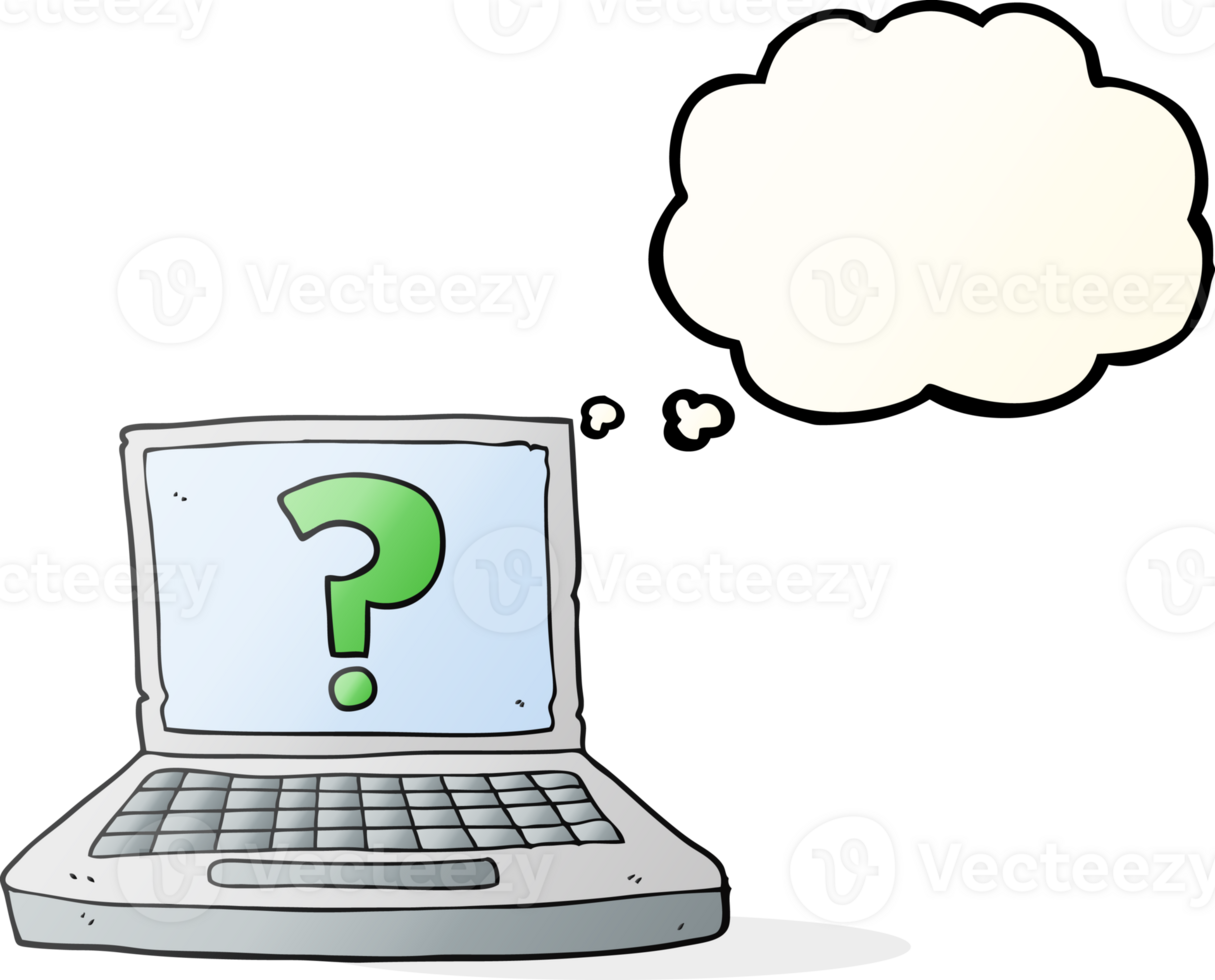 thought bubble cartoon internet search png