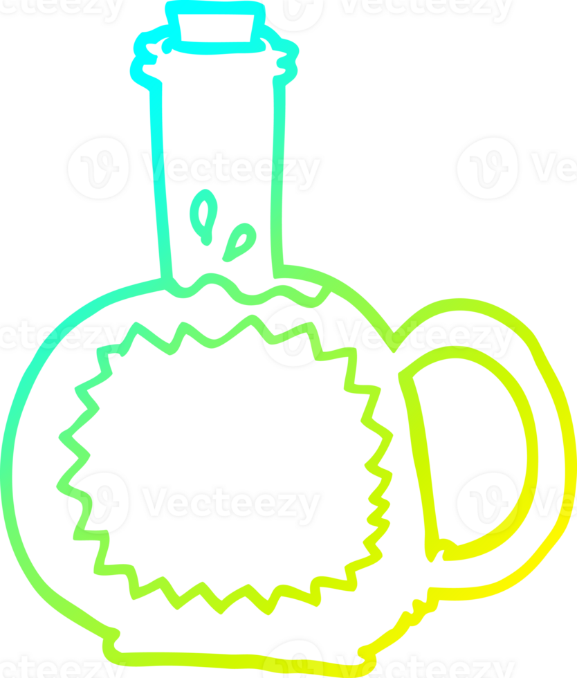 cold gradient line drawing cartoon maple syrup png