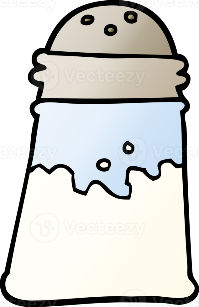 png gradient illustration cartoon salt shaker