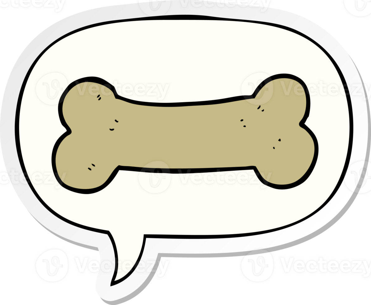 Cute cartoon drawing and speech bubble sticker png
